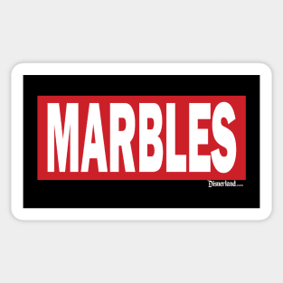 Marbles! - Disnerland Parody Sticker